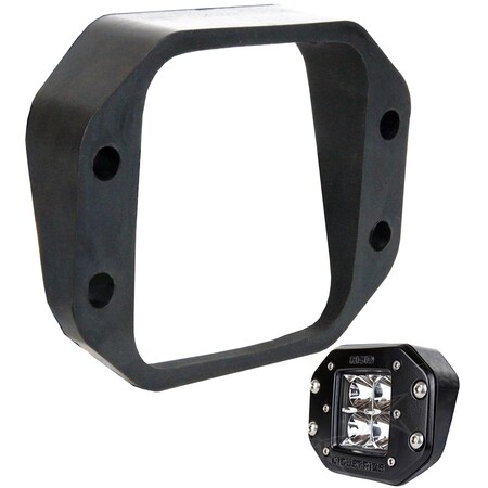 Rigid Industries D-Series Angled Flush Mount Kit 49000